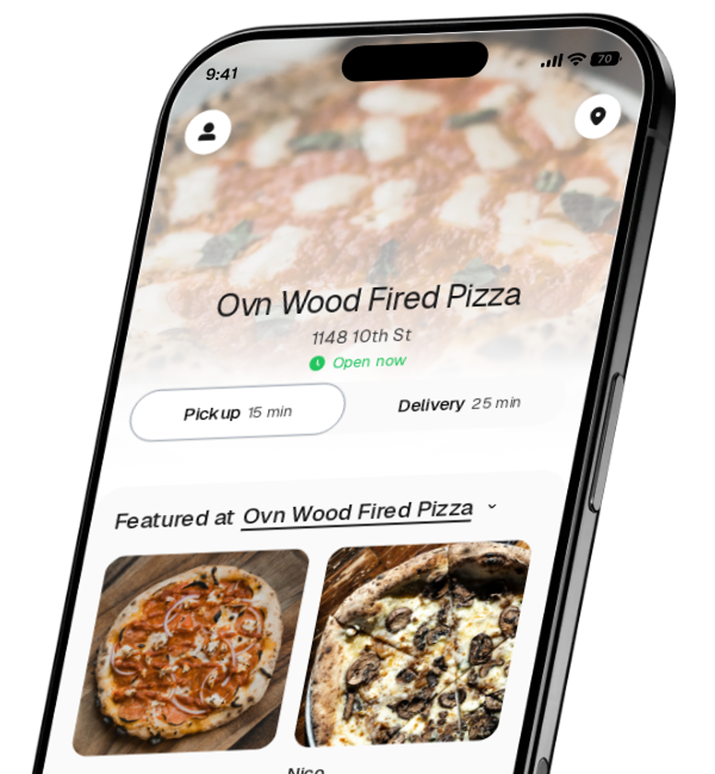 Ovn Wood Fired Pizza app preview