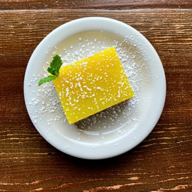 Lemon Bar (vegan and GF).